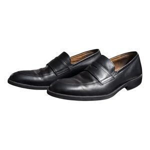 Johnston & Murphy Men's Alcott 20-3871 Penny Loafers Black Size 9M GUC J&M Flex